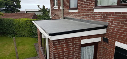 Rubber Roof Installation — Flat Roof